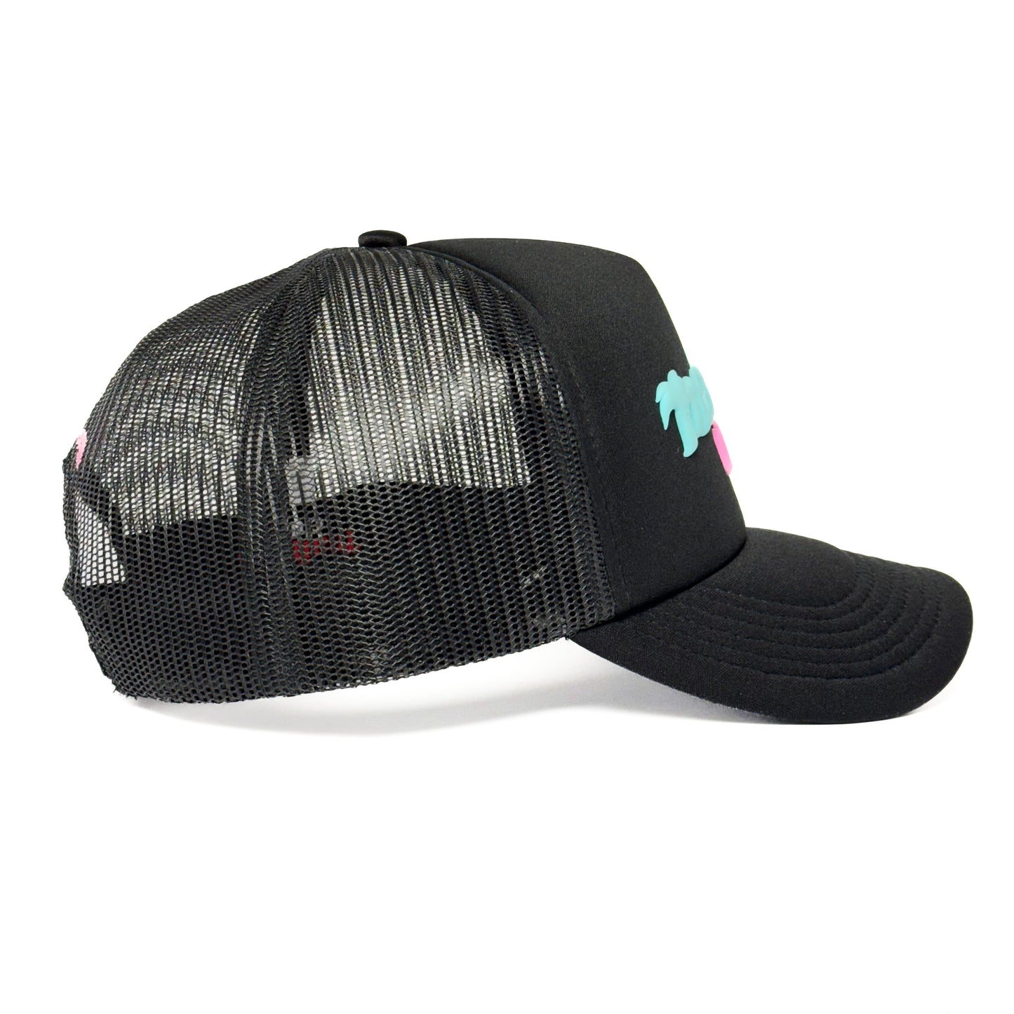 Mañana Club logo trucker hat - Black