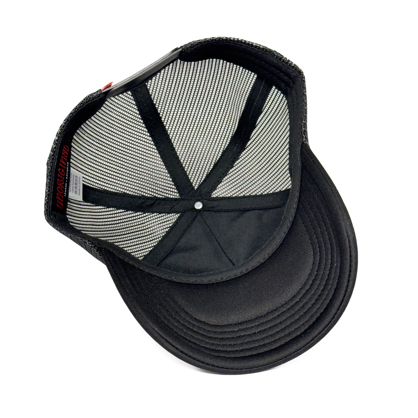 Unoriginal London logo trucker hat - black