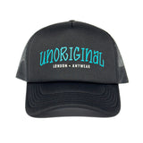 Unoriginal London logo trucker hat - black