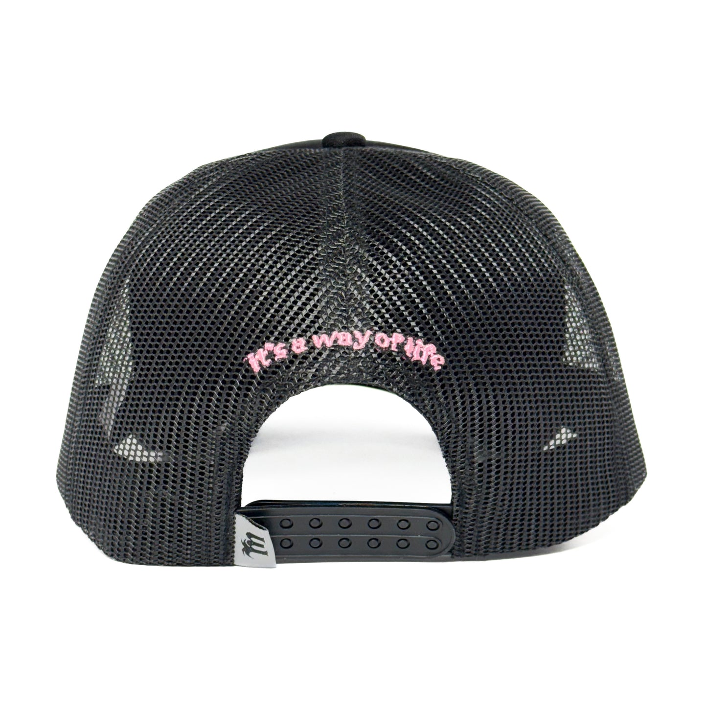 Mañana Club logo trucker hat - Black
