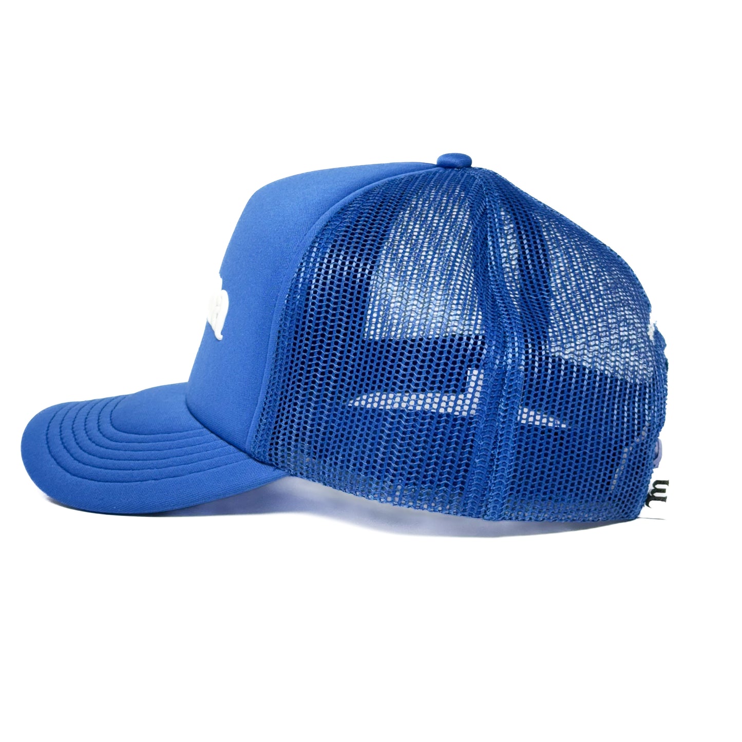 Mañana Club logo trucker hat - Blue
