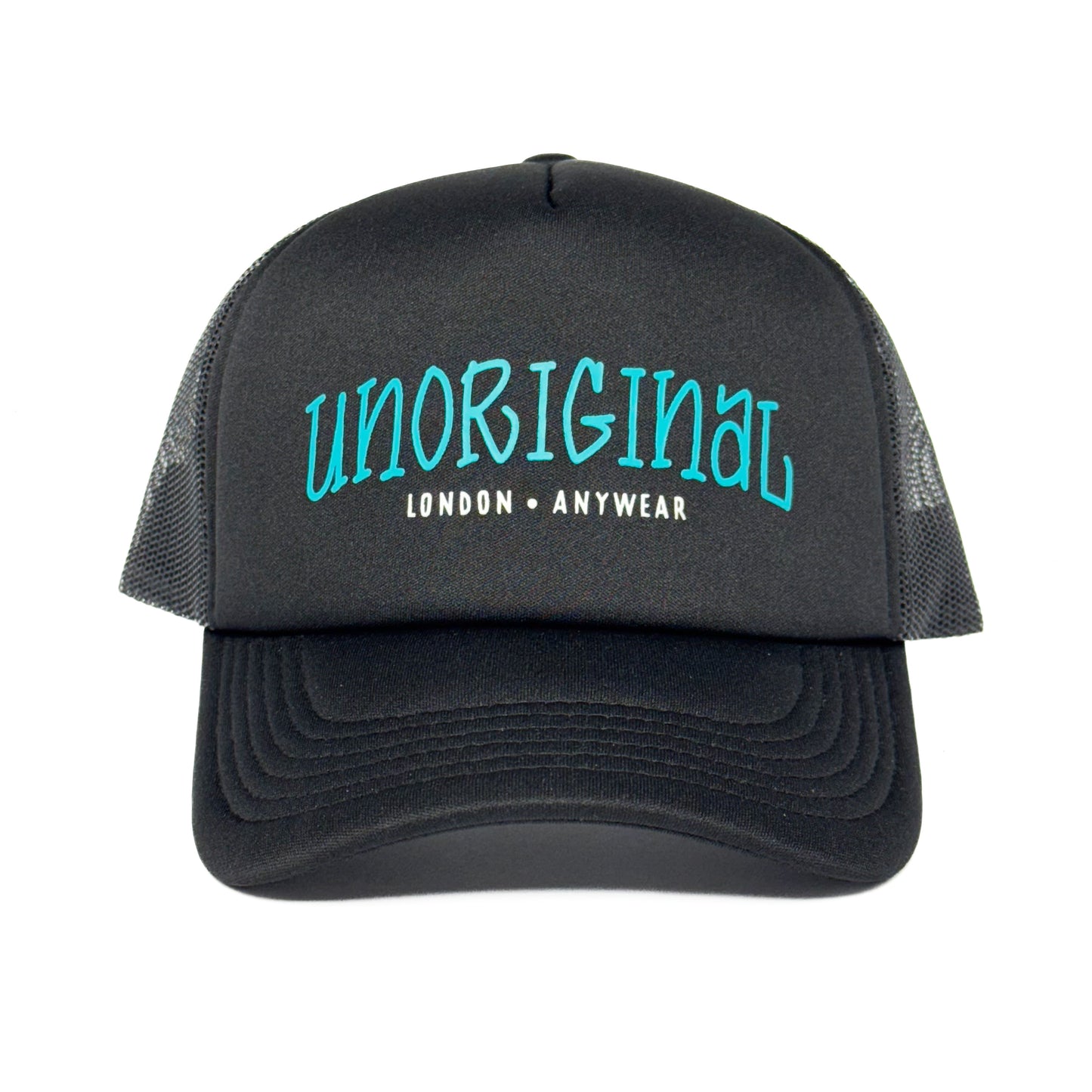 Unoriginal London logo trucker hat - black