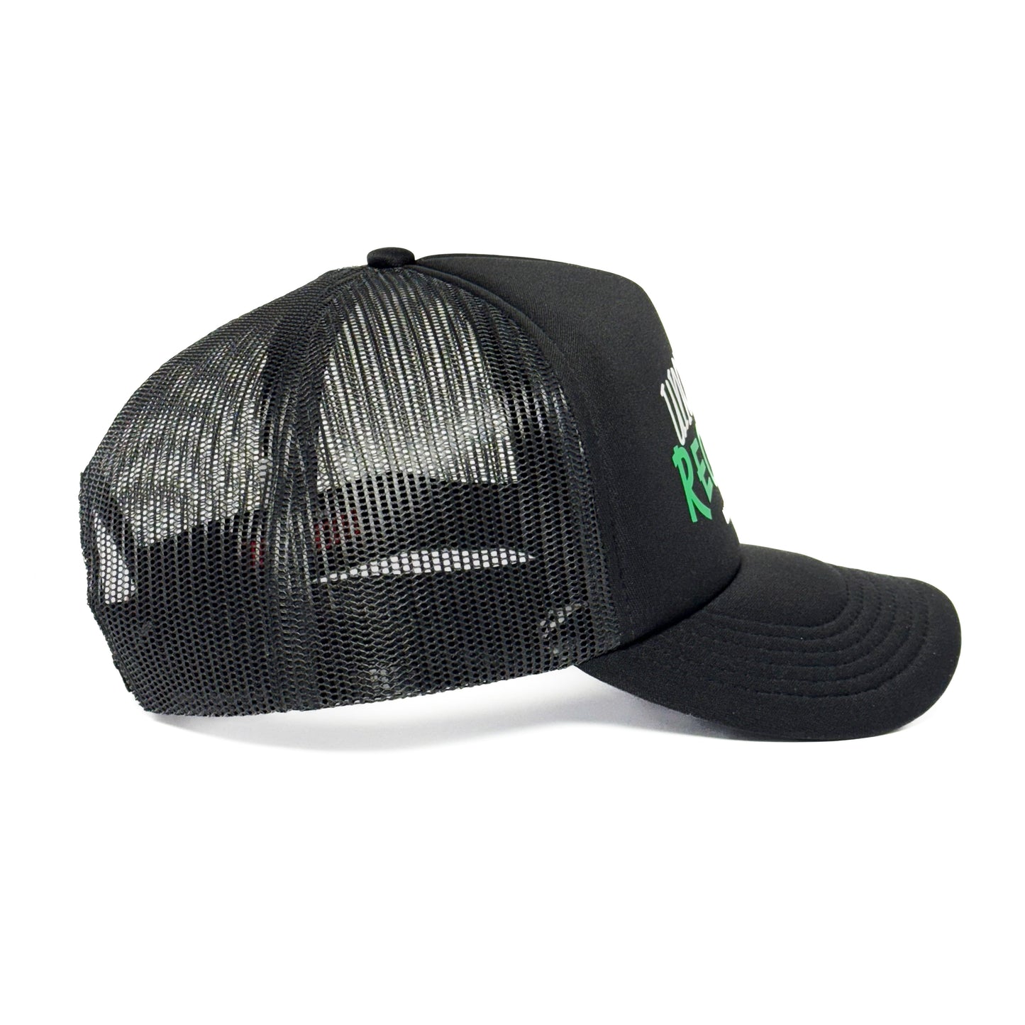 Unoriginal 'Records' Trucker Hat - Black