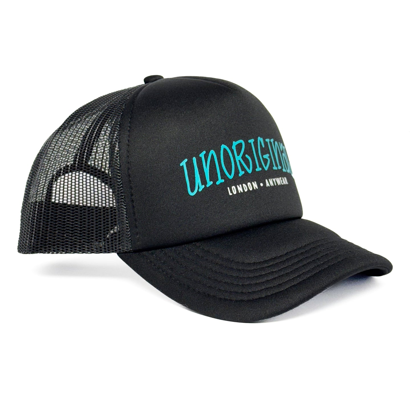 Unoriginal London logo trucker hat - black