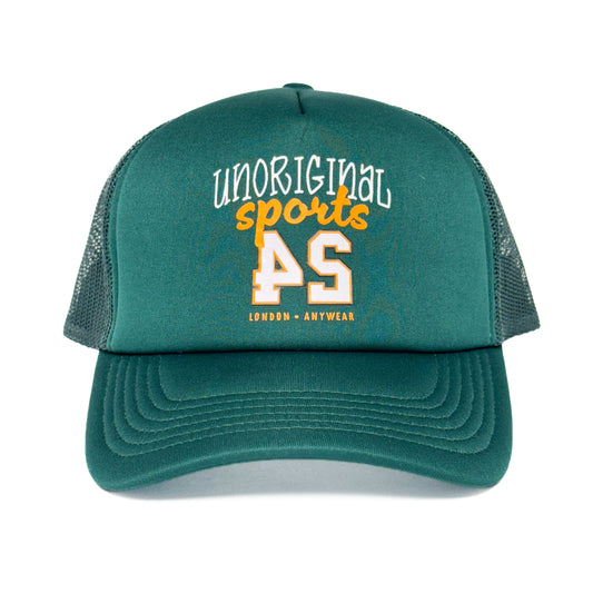 Unoriginal 'Sports' Trucker Hat - dark green