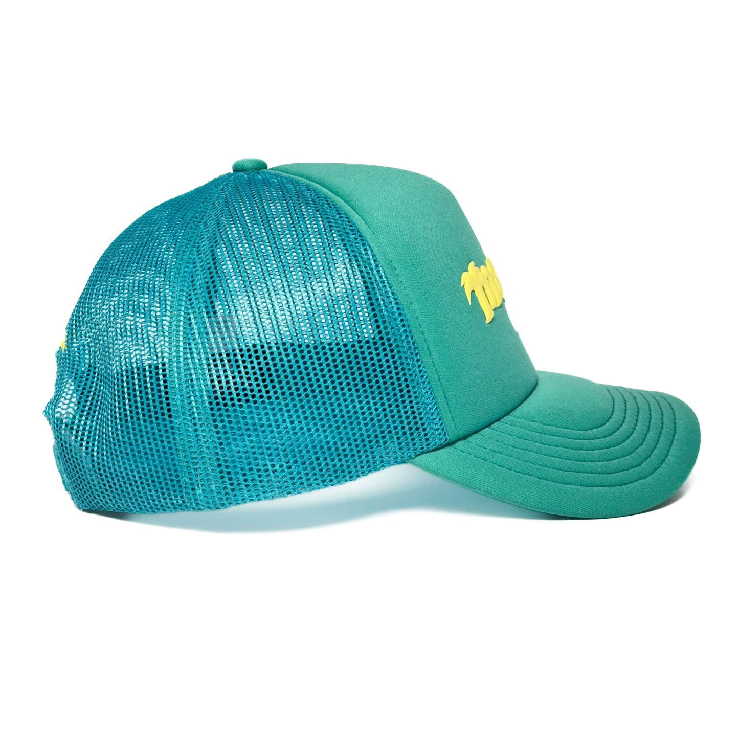 Mañana Club logo trucker hat - green