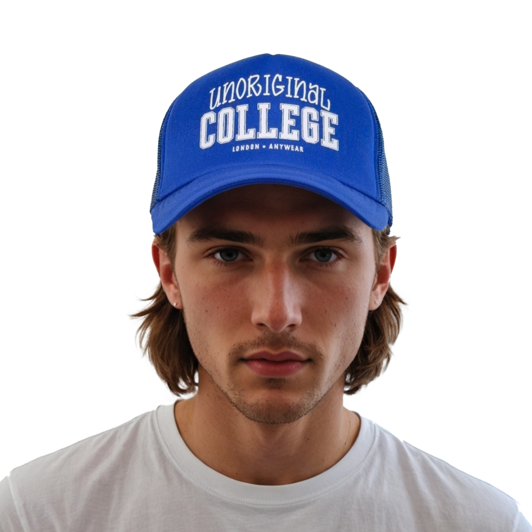 Unoriginal 'College' trucker hat - navy